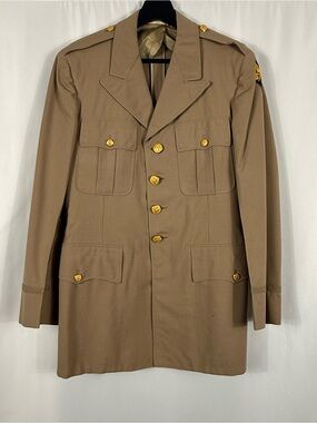 Vintage U.S. Army Band Musician Dress Uniform Coat Military Jacket 42R